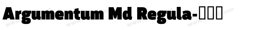 Argumentum Md Regula字体转换